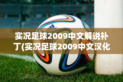 实况足球2009中文解说补丁(实况足球2009中文汉化版)