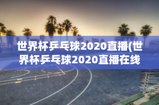 世界杯乒乓球2020直播(世界杯乒乓球2020直播在线观看)