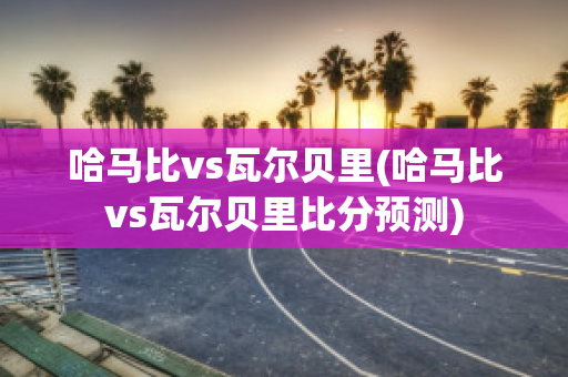 哈马比vs瓦尔贝里(哈马比vs瓦尔贝里比分预测)