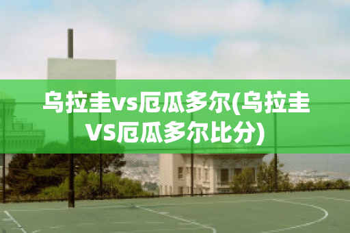 乌拉圭vs厄瓜多尔(乌拉圭VS厄瓜多尔比分)