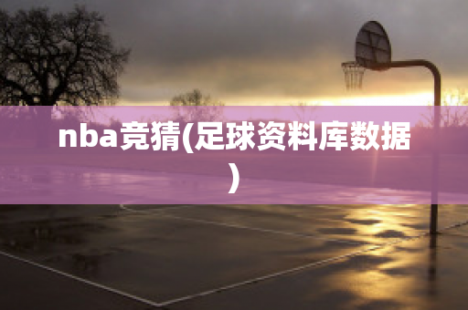 nba竞猜(足球资料库数据)