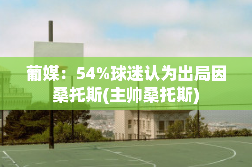 葡媒：54%球迷认为出局因桑托斯(主帅桑托斯)