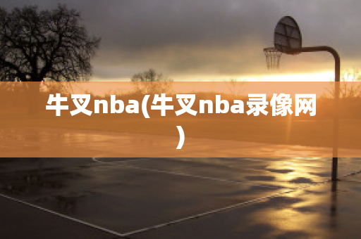 牛叉nba(牛叉nba录像网)