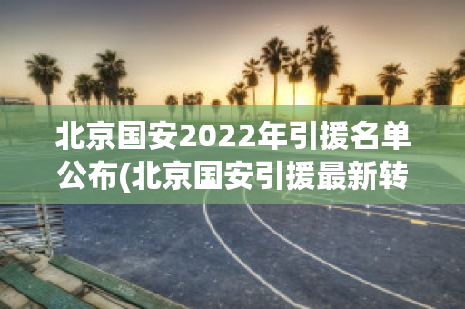 北京国安2022年引援名单公布(北京国安引援最新转会)