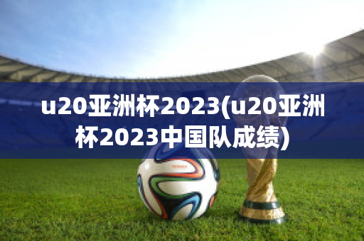 u20亚洲杯2023(u20亚洲杯2023中国队成绩)