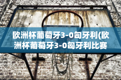 欧洲杯葡萄牙3-0匈牙利(欧洲杯葡萄牙3-0匈牙利比赛场地)