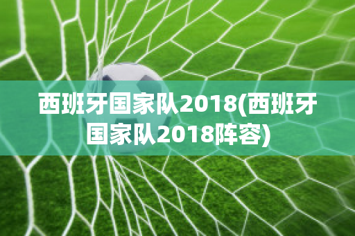 西班牙国家队2018(西班牙国家队2018阵容)