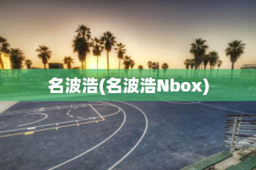 名波浩(名波浩Nbox)