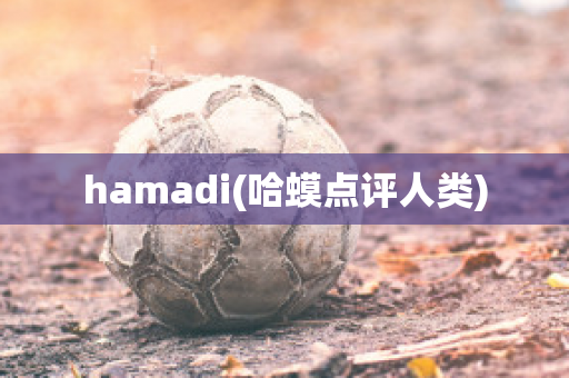 hamadi(哈蟆点评人类)