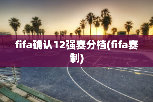 fifa确认12强赛分档(fifa赛制)