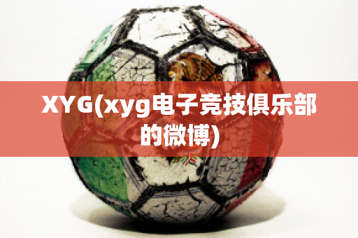 XYG(xyg电子竞技俱乐部的微博)