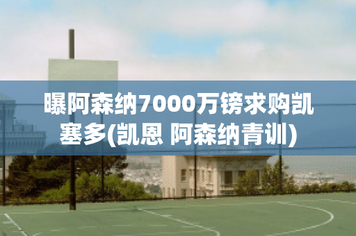 曝阿森纳7000万镑求购凯塞多(凯恩 阿森纳青训)