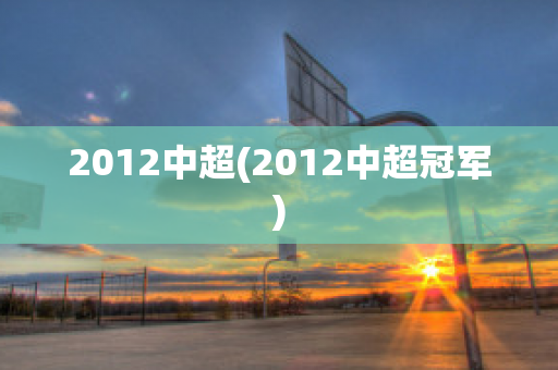 2012中超(2012中超冠军)