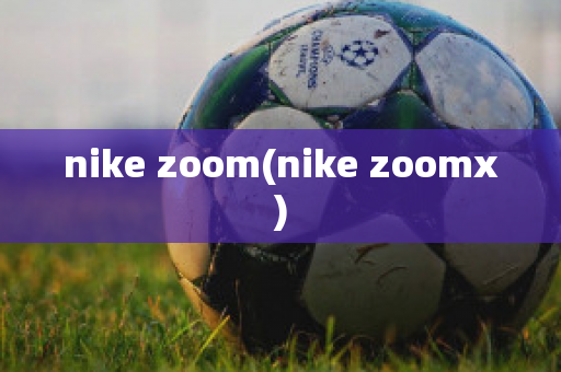 nike zoom(nike zoomx)