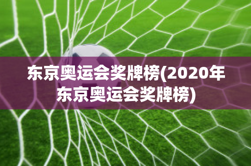 东京奥运会奖牌榜(2020年东京奥运会奖牌榜)