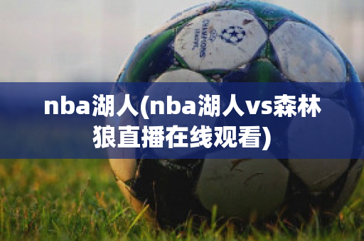 nba湖人(nba湖人vs森林狼直播在线观看)