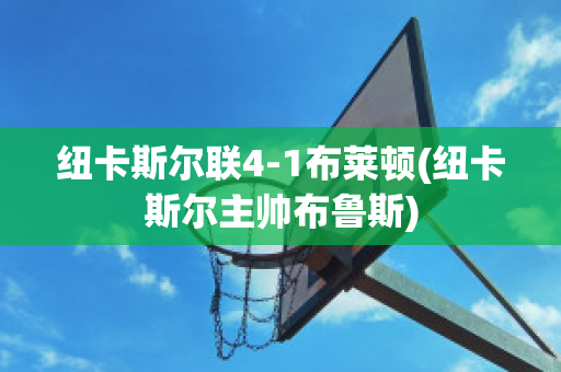 纽卡斯尔联4-1布莱顿(纽卡斯尔主帅布鲁斯)