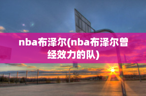 nba布泽尔(nba布泽尔曾经效力的队)