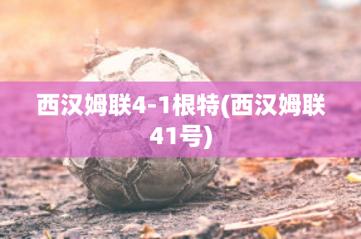 西汉姆联4-1根特(西汉姆联41号)