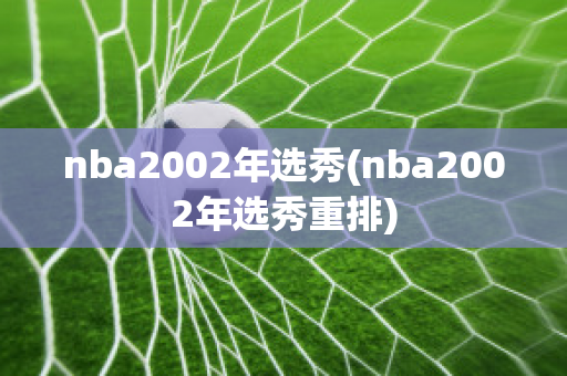 nba2002年选秀(nba2002年选秀重排)