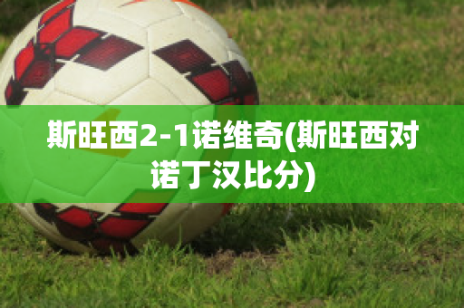 斯旺西2-1诺维奇(斯旺西对诺丁汉比分)