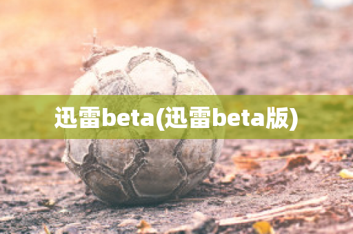 迅雷beta(迅雷beta版)