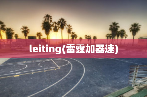 leiting(雷霆加器速)