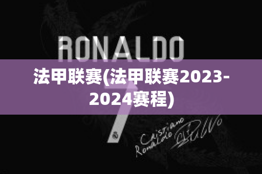 法甲联赛(法甲联赛2023-2024赛程)