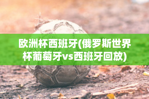 欧洲杯西班牙(俄罗斯世界杯葡萄牙vs西班牙回放)