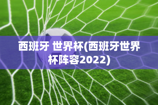 西班牙 世界杯(西班牙世界杯阵容2022)