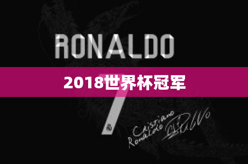 2018世界杯冠军