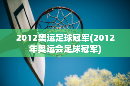 2012奥运足球冠军(2012年奥运会足球冠军)