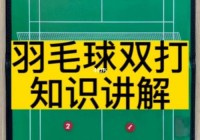 羽毛球双打规则:羽毛球双打规则详细介绍