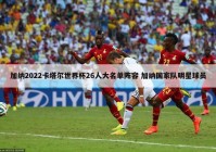 加纳世界杯阵容:加纳世界杯阵容2022