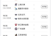 cba联赛第三阶段赛程表最新:cba联赛第三阶段赛程表最新版