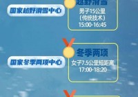 赛程表 冬奥会:冬奥会赛程安排