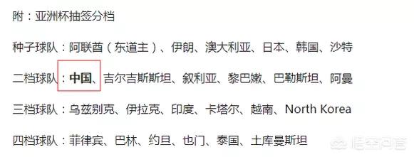 12强赛分档国足第四档:12强赛分档国足第四档是多少