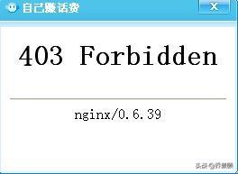 403 forbidden:403 forbidden什么意思